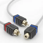DS18 MOFCR-1F2M Marine Female Rca Splitter Y Cable Boat White New. Fixed Price $11.90.