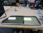 Parker Sliding Tinted Port Window & Screen 8734820A 58 1/4" X 21" 3/4" Boat. Fixed Price $379.95.