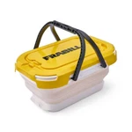 Frabill Collapsible Bait Bucket 6 Quart Capacity Space-saving. Fixed Price $39.99.