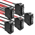 Qteatak 5PCS Spdt 3 Pins Wired, Black/on-off-on. Fixed Price $16.71.