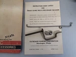 Nos Oem Omc Lever, Rod & Bellcrank Assembly 386651. Fixed Price $6.00.