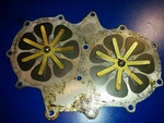 0305361 Zz Reed Leaf Plate Lark Johnson RDS-26 40HP Evinrude (6R Ff). Fixed Price $27.69.