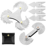 Qwork 5-PIECE Thread Pitch Gauge Measure Tool Set Stainless Steel, Sae &.... Fixed Price $25.83.