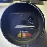 Mercury Quicksilver Trim Gauge Black Face Marine Boat. Open Box. B150. Fixed Price $15.00.