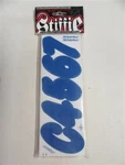 Stiffie Solid Blue Identification Decals 26-WL70 Marine Boat. Fixed Price $10.17.