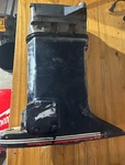 336320 Omc Evinrude 1993 70HP Outboard Exhaust Driveshaft Housing Long. Fixed Price $100.00.
