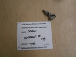 10-40067 31 Mercury 1996 25HP Outboard Screw (3) 6X16 T41. Fixed Price $7.99.