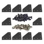 Forrcky 10 Sets 2020 Aluminum Extrusion Corner Bracket Series V Black. Fixed Price $28.88.