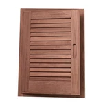 Whitecap Teak Louvered Door & Frame - Left Hand 15" X 20" (60725). Fixed Price $143.99.
