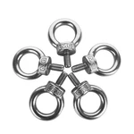 Eowpower 5 Pieces M6 Male Thread Machinery Shoulder Lifting Ring Eye Bolts. Fixed Price $10.57.