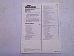 W5 Mercruiser Installation Manual Alpha One 4.3LX 90-821072920. Fixed Price $19.95.