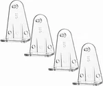 Cutelec 4PCS Hold Down Brackets Clear Color Bottom Rail Clips For. Fixed Price $8.89.