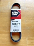 Gates Micro-v Serpentine Drive Belt K040372. Fixed Price $24.99.