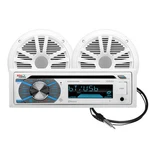 Boss Audio MCK508WB.6 Marine Stereo & 6.5" Speaker Kit - White Upc.... Fixed Price $148.16.