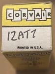 Corvair Military Surplus 12AT7 Audio Grey Plate Getter Guitar Amp Tube Bogey. Fixed Price $17.95.