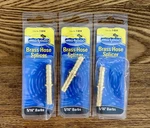 (lot Of 3) Marpac 7-0318 Brass Hose Splicer 5/16 Barbs. Fixed Price $15.99.