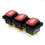 Filn 3PCS KCD4 Toggle Switch On Off 30A Marine IP65 Waterproof Rocker .... Fixed Price $25.52.