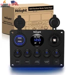 Nilight 90101E Multi-function Rocker Dual Usb Charger + Digital Vol. Fixed Price $46.08.