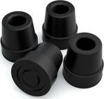 Vive Quad Cane Tips (set Of 4) - Heavy Duty 1/2 Count (pack 1), Black. Fixed Price $14.64.