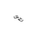 Seachoice 34351 (2) 2-1/4" X 1-1/2" Polished Ss 3/4" Short Side Hinges W/ Black. Fixed Price $13.19.