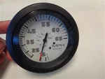 Teleflex 29513 Speedometer White Face Black Bezel 65 Mph Marine Boat. Fixed Price $24.95.