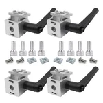 Blccloy 4 Sets Black 2020 Aluminum Extrusion Pivot Hinge Swivel Degree Angle. Fixed Price $28.82.