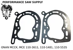 Two New Head Gaskets Fit Onan Mcck, Mce Engines, Part # 110-3611. Fixed Price $59.95.