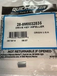 Nos Oem Mercury Quicksilver Impeller Key 28-8M0032835 Free Shipping!. Fixed Price $9.95.