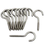 10 Pcs 2-1/2 Inch 304 Stainless Steel Screw-in Eye Bolt Ceiling. Fixed Price $16.11.
