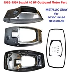 Gray Suzuki 40-HP Outboard Lower Motor Cover Cowling 61111-94432-0ED 61111-94402. Fixed Price $64.74.