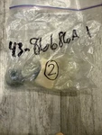 43-86686A1 Mercury Sector Gear Qty. 2 Factory Brand Part. Fixed Price $15.97.