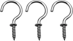 60 Pcs (304) Stainless Steel Screw Ceiling Hooks 1 Inch Cup Pack, Silver. Fixed Price $14.41.