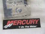 T63 Genuine Mercury Quicksilver 84026M Plate Oem New Factory Boat Parts. Fixed Price $7.96.