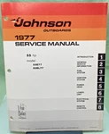 Johnson Outboard Service Manual Set JM-7707, JM-7708, JM-7709 1977. Fixed Price $89.29.