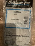 Quicksilver / Mercury 26-880661, Seal. Fixed Price $55.00.