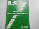 1984 Kawasaki Owners Service Manual 99920-1252-01 KDX200-A2. Fixed Price $69.99.