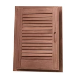 Whitecap Teak Louvered Door & Frame - Left Hand 15" X 20". Fixed Price $144.69.