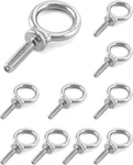 Qwork Eye Bolt, 10 Pack 1/4" - 20 X 1" Marine Grade 1,. Fixed Price $22.31.
