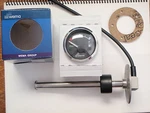 Fuel Tank Gauge Meter Sender 15-1/2" Stainless Wema Kus UPFR-BS-240-33 Black Chr. Fixed Price $107.13.