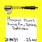 Phoenix Raven 25 Pin+firing Spring Retainer 21-1039. Fixed Price $35.00.