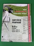 1974 Johnson Outboard 9.9 Hp Service Manual JM.7404 10R74 10RL74 10E74 10EL74. Fixed Price $35.22.