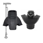 Non-slip Rubber End Tips For Walking Canes, Sticks, And Crutches Black. Fixed Price $10.81.