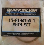 One New 15-819415A Genuine Mercury Mercruiser Quicksilver Shims Set Oem Part. Fixed Price $9.99.