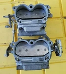 1972 Johnson Evinrude 125 Hp Carburetor Assembly Upper 0385245 Lower 0385246. Fixed Price $149.99.