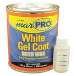 Marpro Gel Coat White With Wax Quart Boat Fiberglass Repair Marine 601110600. Fixed Price $38.18.