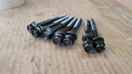 Seven Genuine Oem Honda Bolts W/warranty+freeshipping 12228-ZV5-004 (A33-2). Fixed Price $29.99.