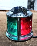 Vintage Marine Boat All-around Bow Deck Light Attwood #8020-1 With Flagpole Spot. Fixed Price $40.00.