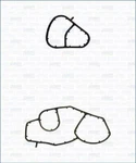 Genuine Ajusa Oil Radiator Gaskets 77035100 Citroen Ford Mitsubishi. Fixed Price $21.52.