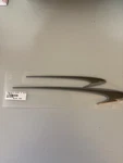 New Bennington Plastic Stick 12.86" Wide X 2.84" High Black Logo Emblem. Fixed Price $69.98.
