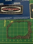 GA4 New Mercury Marine Boat Gasket Part No. 27-20536. Fixed Price $10.99.